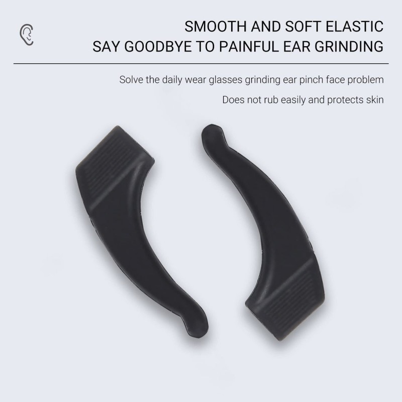 MasterTool Silicone glasses non-slip ear hooks ear hooks(3 pairs) sports summer essential