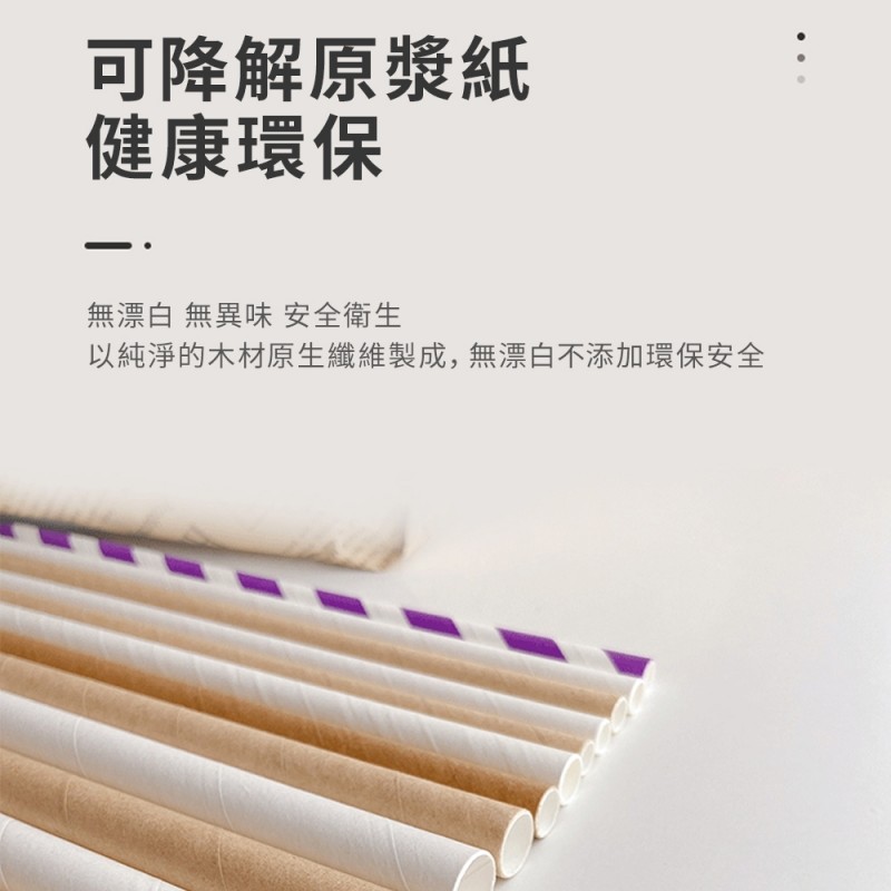 SavingOasis Eco-Friendly Paper Straw(12*230mm)