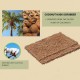 Savingoasis 5 PCS Coconut Scrubbing Pads, Dish Scrubber Scrubbing Pads for Dishes, Coir Scrubber