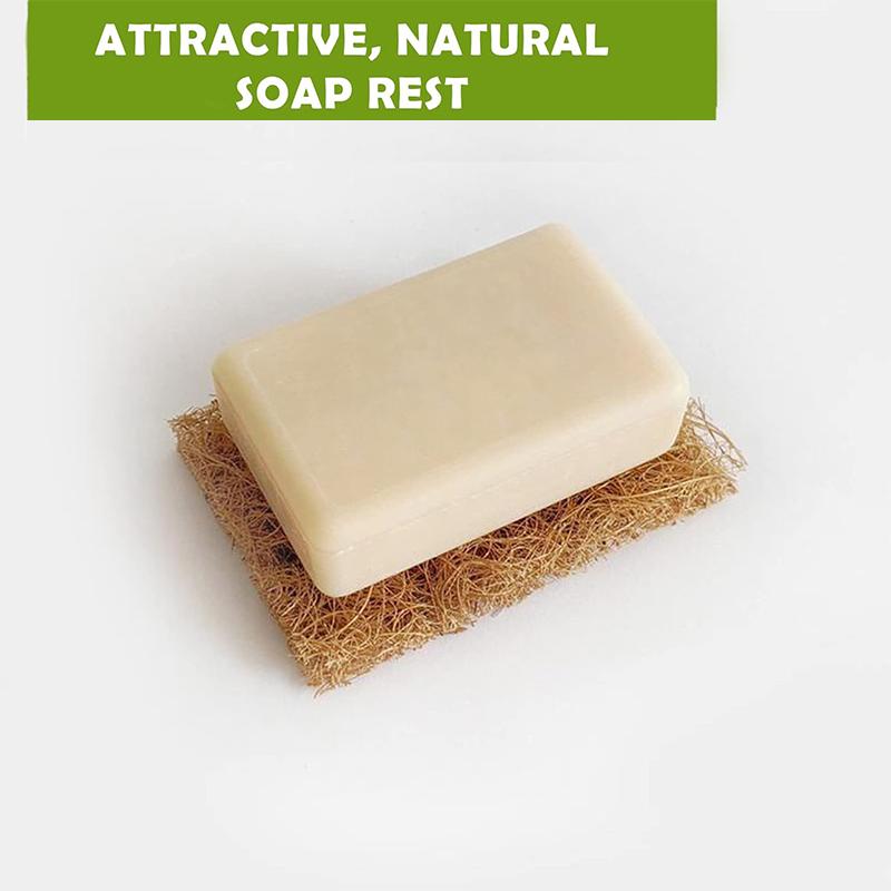 Savingoasis 5 PCS Coconut Scrubbing Pads, Dish Scrubber Scrubbing Pads for Dishes, Coir Scrubber
