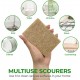 Savingoasis 5 PCS Coconut Scrubbing Pads, Dish Scrubber Scrubbing Pads for Dishes, Coir Scrubber
