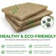 Savingoasis 5 PCS Coconut Scrubbing Pads, Dish Scrubber Scrubbing Pads for Dishes, Coir Scrubber
