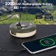 MasterTool - Rechargeable tent light with 9 meters string light, Portable Camping Light