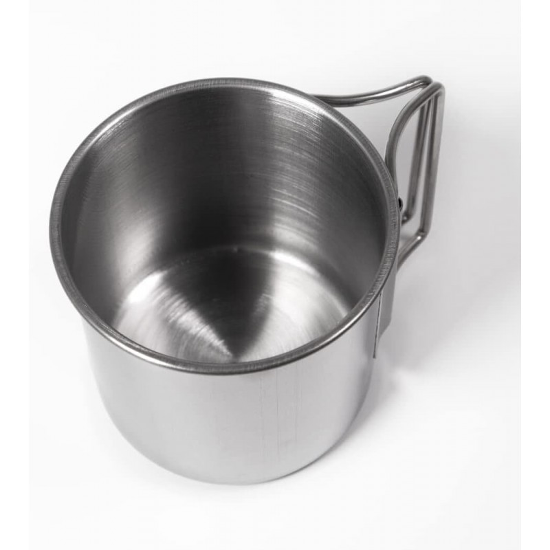MasterTool - Stainless Steel Travel Camping Mug, Beer Whiskey Coffee Tea Handle Cup, Kitchen Noodle Cups