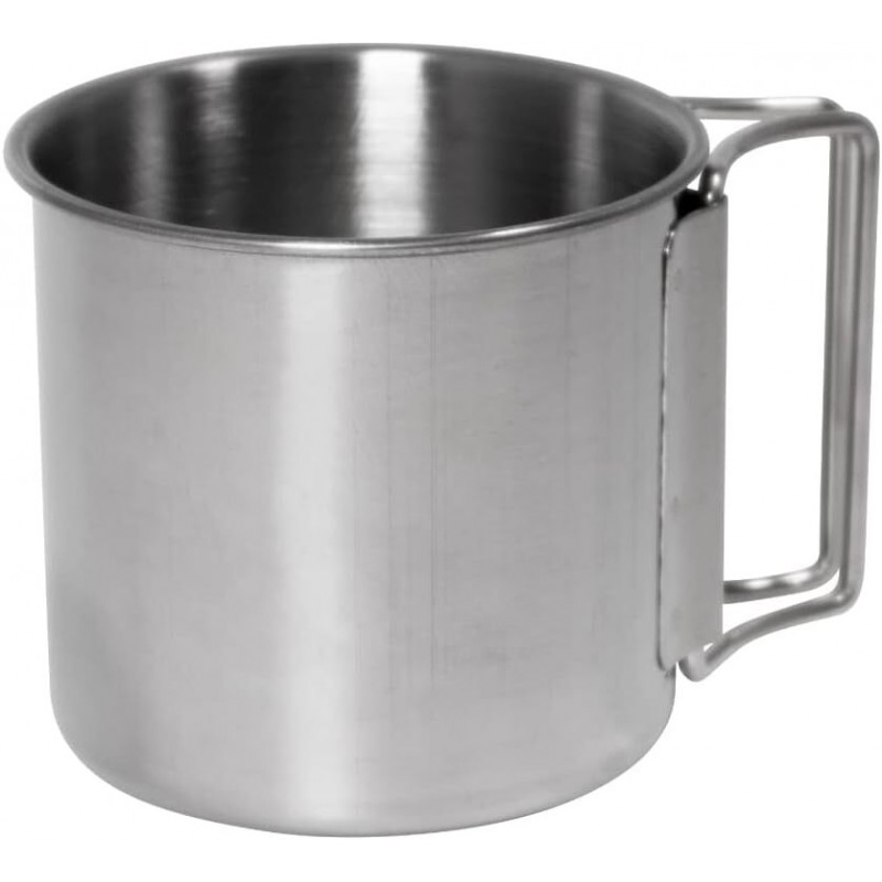 MasterTool - Stainless Steel Travel Camping Mug, Beer Whiskey Coffee Tea Handle Cup, Kitchen Noodle Cups