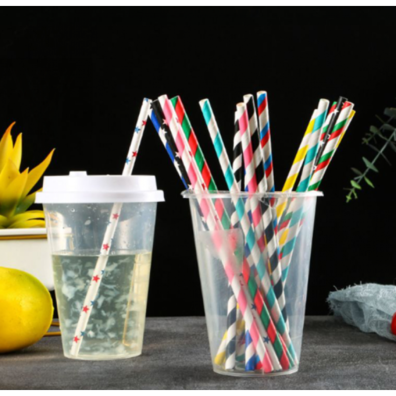 SavingOasis Eco-Friendly Colour Paper Straw(6*197mm)