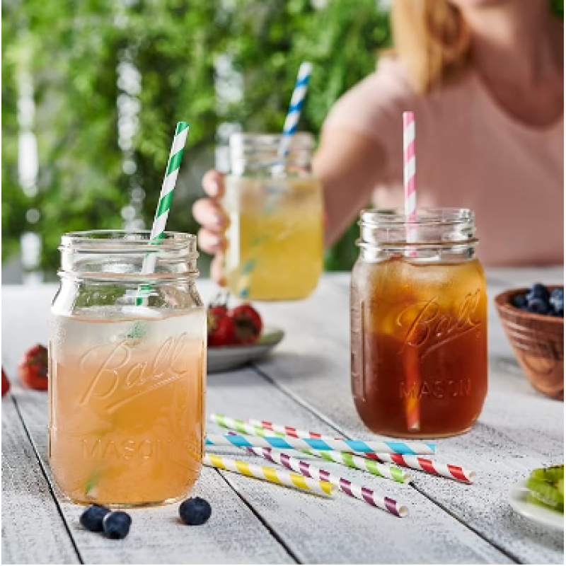 SavingOasis Eco-Friendly Colour Paper Straw(6*197mm)