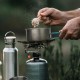 MasterTool - 304 Stainless Steel Cooking Pot, Outdoor Camping 1-2 Persons Stainless Steel Cooking Pot Set