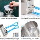 MasterTool - 304 Stainless Steel Cooking Pot, Outdoor Camping 1-2 Persons Stainless Steel Cooking Pot Set