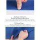 MasterTool - Yoga Mat-Blue Thick Nylon Strap for Men & Women - Non Slip Exercise Mat for Yoga, Pilates, Stretch