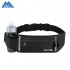 Sport Runner Waist Bum Bag- Black, Running Jogging Belt, Waterproof Phone Holder, Fanny Pack