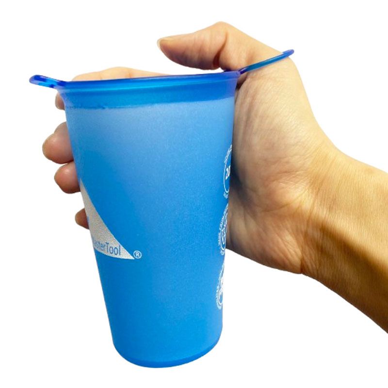 Sports Collapsible Water Bottle BPA Free - TPU Soft Drink Water  Foldable Flask for Hiking, Bicycle