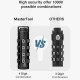 MasterTool 2pcs TSA Customs Certified Luggage Combination Lock Suitcase lock Locker lock - Silver and Black