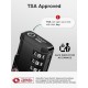 MasterTool 2pcs TSA Customs Certified Luggage Combination Lock Suitcase lock Locker lock - Silver and Black