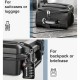 MasterTool 2pcs TSA Customs Certified Luggage Combination Lock Suitcase lock Locker lock - Silver and Black
