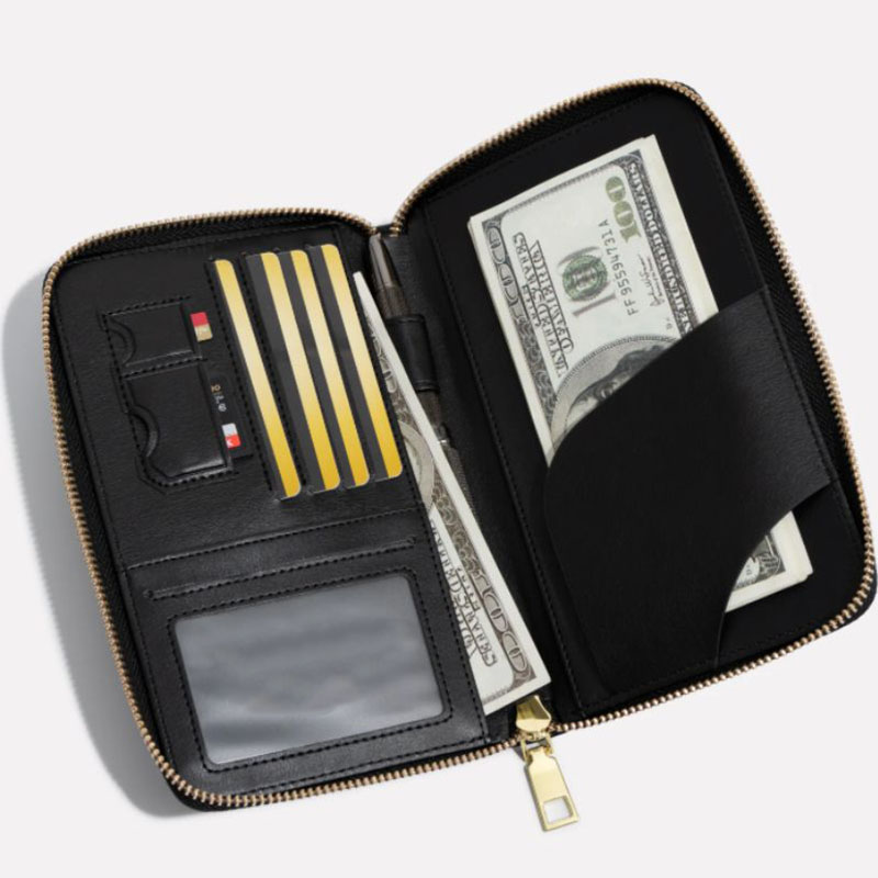 MasterTool - Travel Wallet RFID Passport Holder Cover Case Cards ID Women Men Multi Function