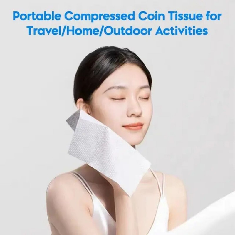 MasterTool Compressed Travel Towel,Compressed Towel Tablets,24 Pcs, Ideal for Camping, Gym