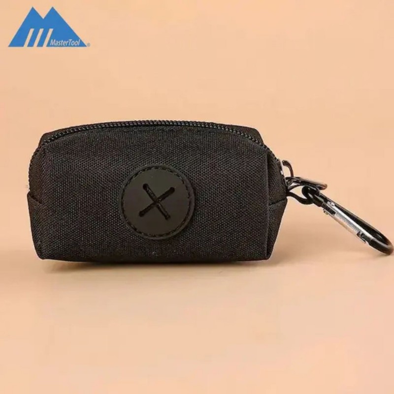 Dog/Cat Waste Bag Dispenser, Pet Poop Bags Holder, Waste Bags Dispensers- Soft Fabric Zipper