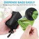 Dog/Cat Waste Bag Dispenser, Pet Poop Bags Holder, Waste Bags Dispensers- Soft Fabric Zipper