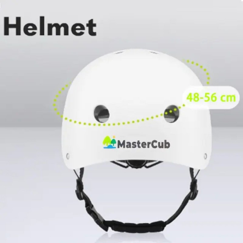 Adjustable Kids Helmet-White, Toddler Bike Helmet for 3-8 Years,(48-56cm)