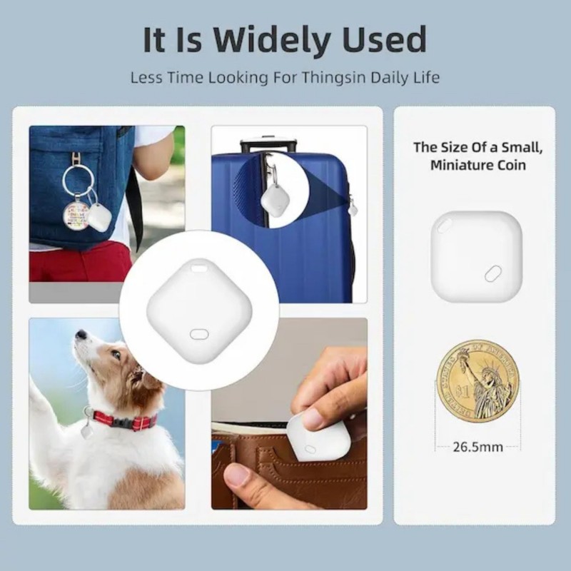 Creavier Key Finder Tag, Item Finder Works with Apple Find My (iOS only)