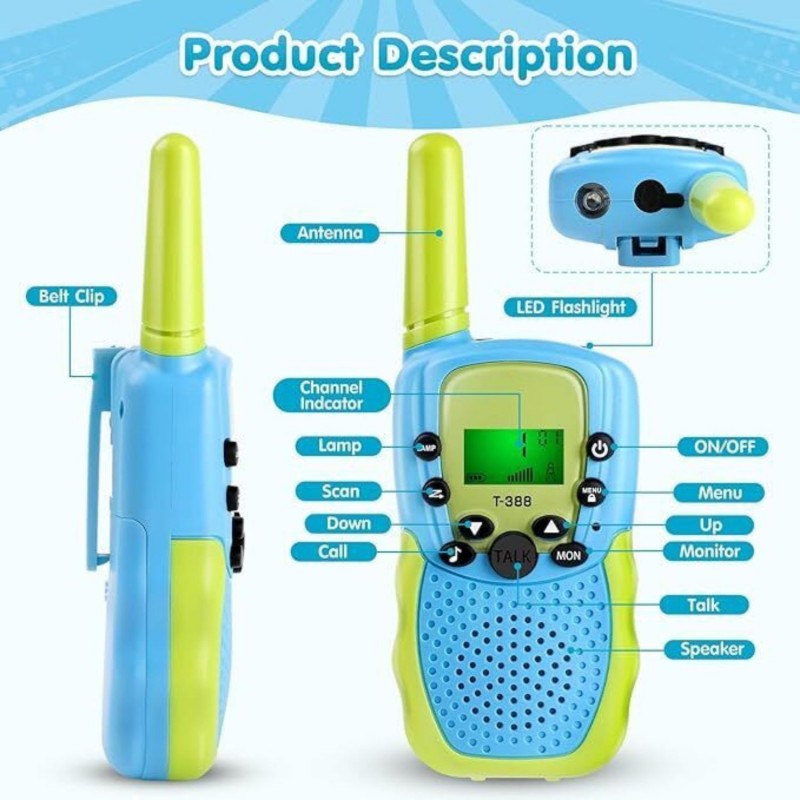 [1 pair] Walkie Talkies, Suitable for hiking,outdoor