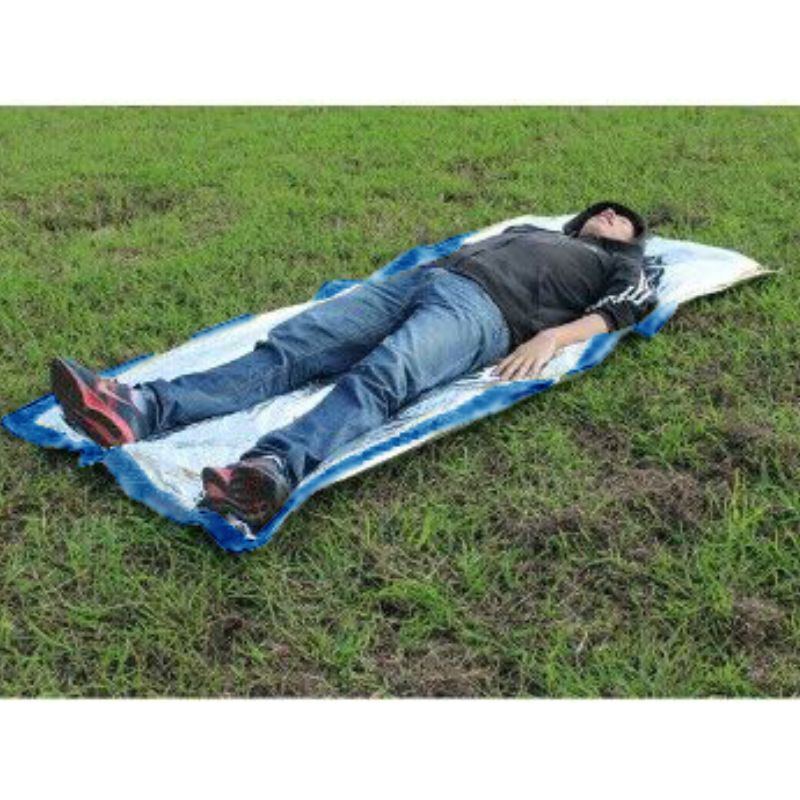 All Weather Emergency Adult PET Sleeping Bag for camping and emergency (Size: 90 x 200cm)