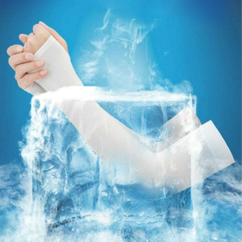 Cool UV Protection Hand Cover for Outdoor-White