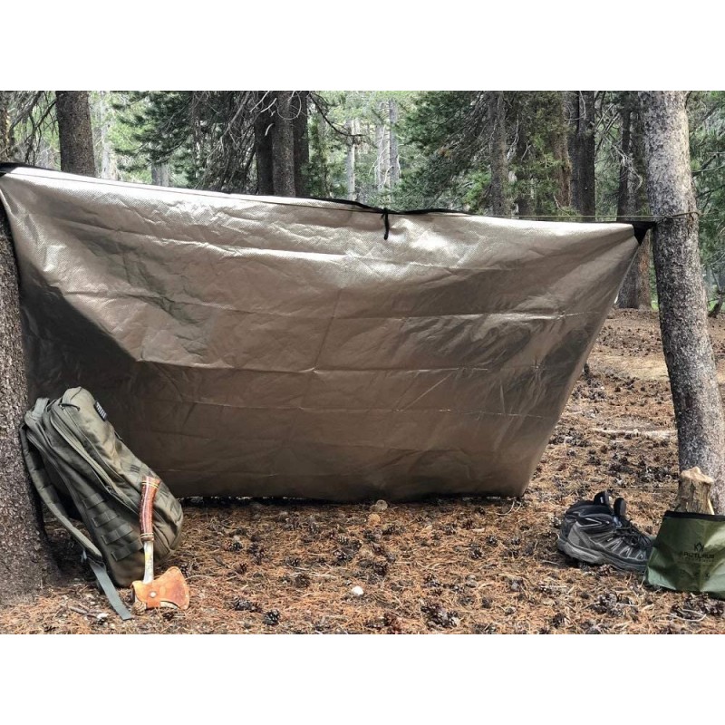 Heavy Duty Survival Blanket - Insulated Thermal Reflective Tarp, Floor map